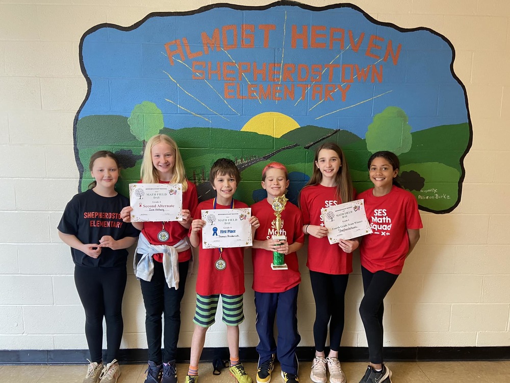 SES wins Math Field Day at the fourth grade team level