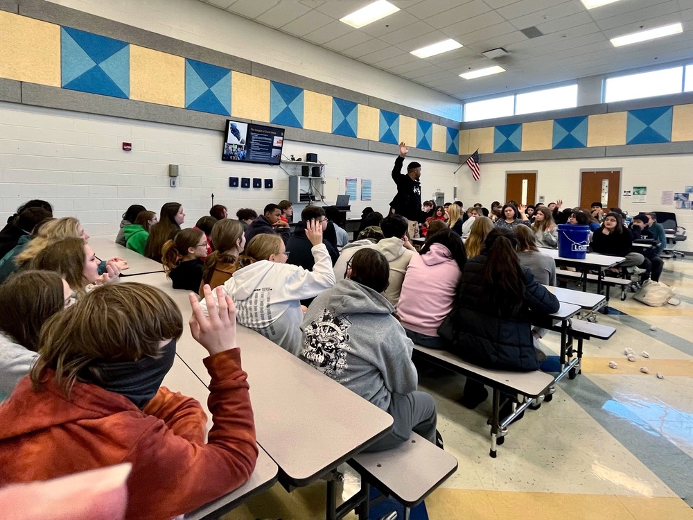 JCS Middle School Students Hear Message of Kindness in Assemblies