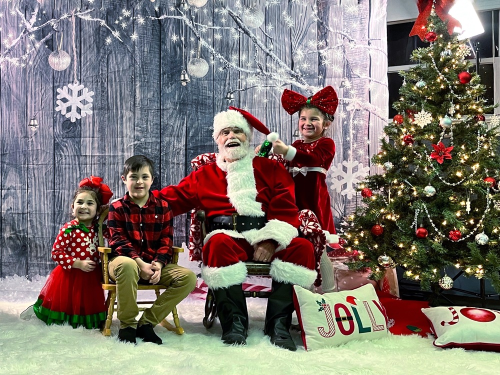 Children with Santa