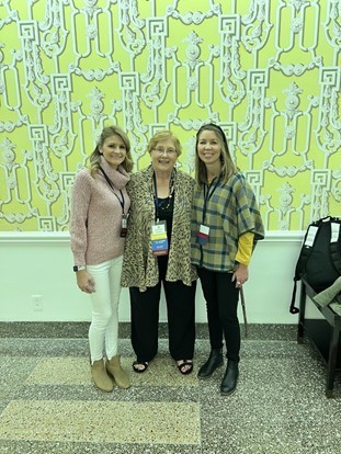 Kaiti Hillman, Kathy Blue (former WVRA President), and Sharon Sigley at the 65th WVRA Conference 