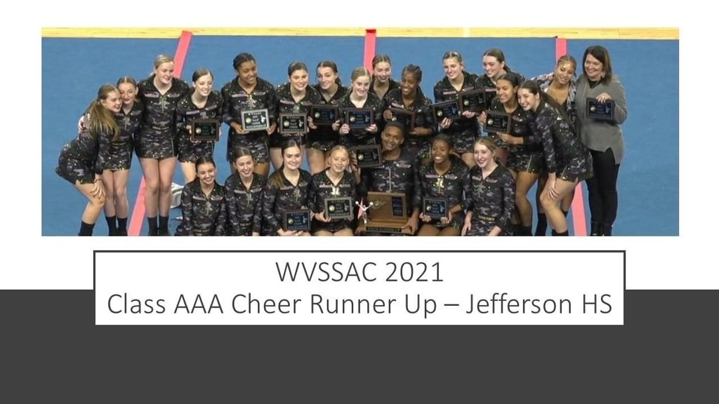JHS Cheer team 2021