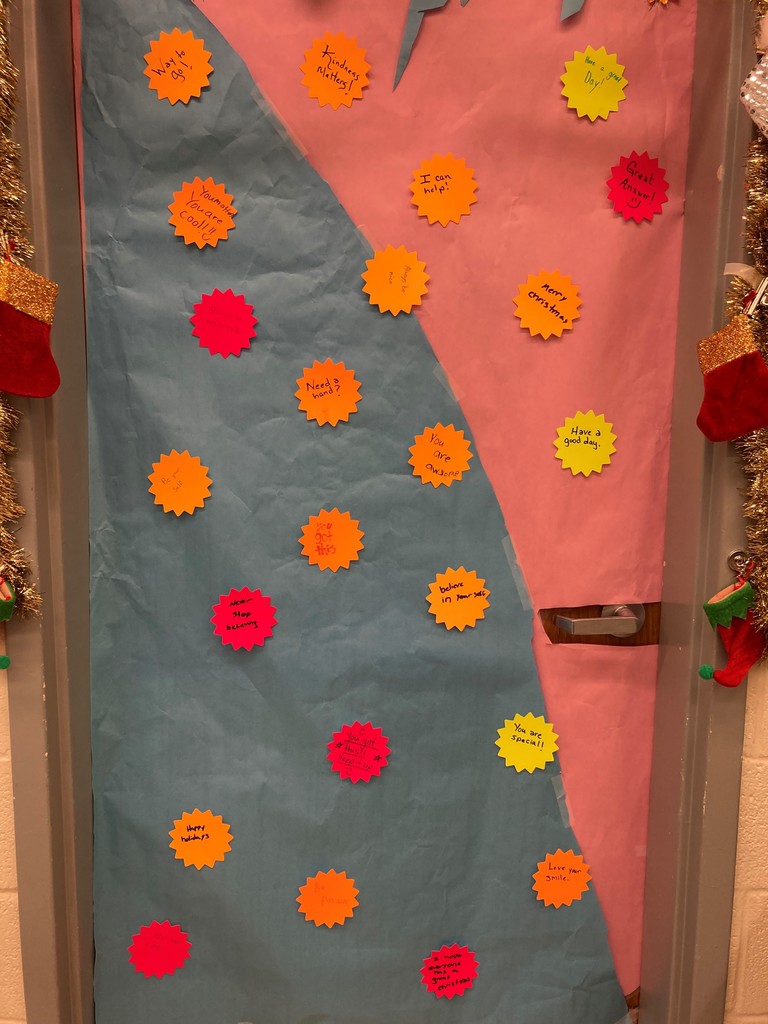 Door with sayings