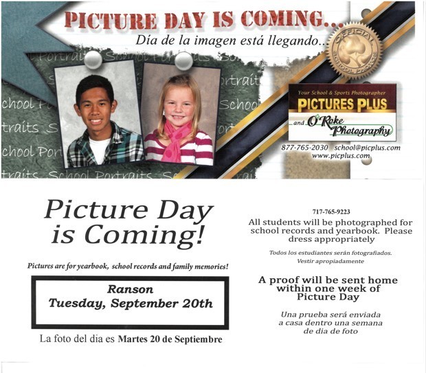 Picture Day is Coming