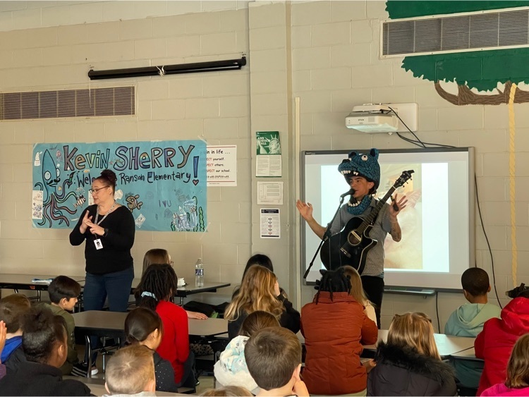 Kevin Sherry visits Ranson Elementary