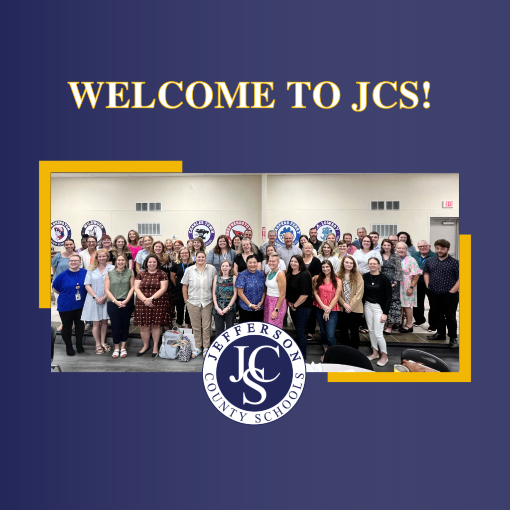 Group of new JCS educators at New Teacher Orientation